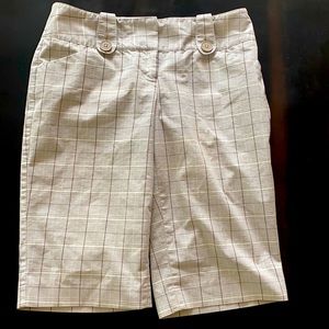 Size 0 plaid shorts from Express